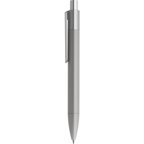 Prodir DS4 PMM Push Kugelschreiber , Prodir, delfingrau / silber satiniert, Kunststoff, 14,10cm x 1,40cm (Länge x Breite), Bild 2
