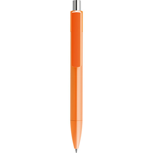 Prodir DS4 PMM Push Kugelschreiber , Prodir, orange / silber poliert, Kunststoff, 14,10cm x 1,40cm (Länge x Breite), Bild 1