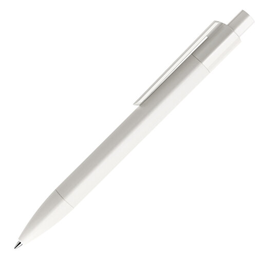 Prodir DS4 PMM Push Kugelschreiber , Prodir, weiss, Kunststoff, 14,10cm x 1,40cm (Länge x Breite), Bild 4