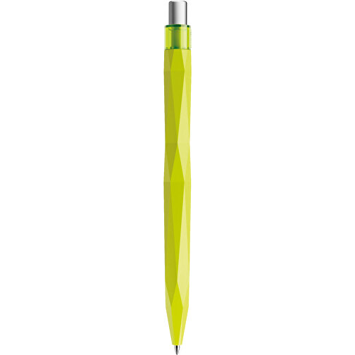 Prodir QS20 PRT Push Kugelschreiber , Prodir, gelbgrün / silber satiniert, Kunststoff/Metall, 14,10cm x 1,60cm (Länge x Breite), Bild 3