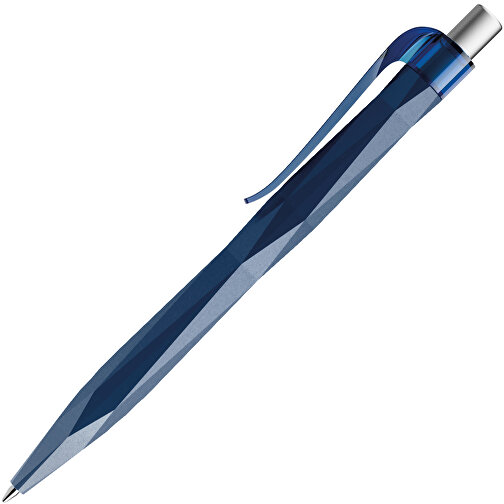 Prodir QS20 PRT Push Kugelschreiber , Prodir, sodalithblau / silber, Kunststoff/Metall, 14,10cm x 1,60cm (Länge x Breite), Bild 4