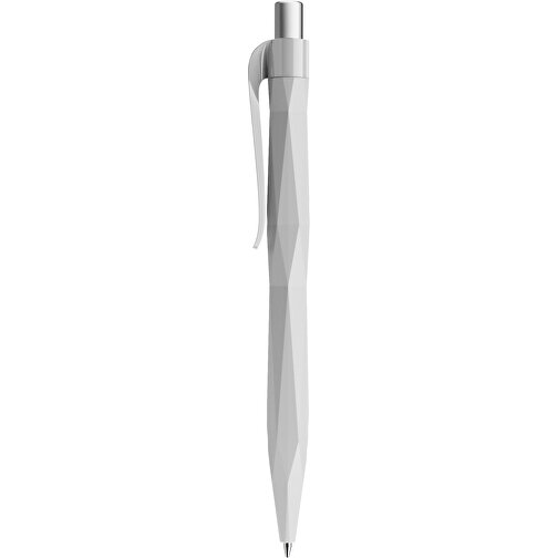 Prodir QS20 PRP Push Kugelschreiber , Prodir, zementgrau / silber satiniert, Kunststoff/Metall, 14,10cm x 1,60cm (Länge x Breite), Bild 2