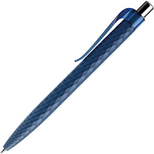 Prodir QS01 PRT Push Kugelschreiber , Prodir, sodalithblau/silber poliert, Kunststoff/Metall, 14,10cm x 1,60cm (Länge x Breite), Bild 4