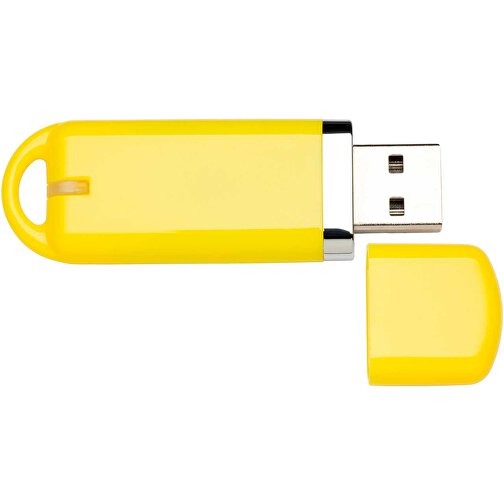 USB-Stick Focus Glänzend 3.0 64GB , Promo Effects MB , gelb MB , 65 GB , Kunststoff MB , 10 - 45 MB/s MB , , Bild 3