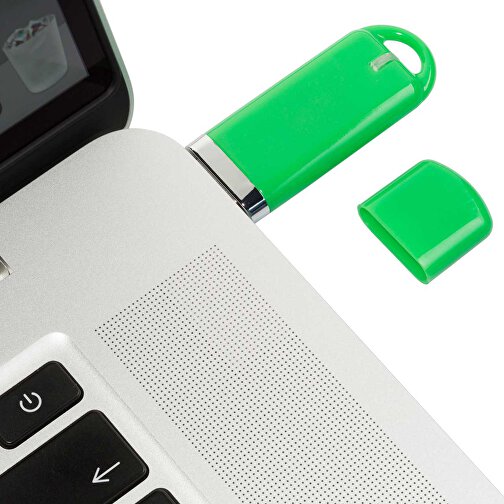 USB-Stick Focus Glänzend 3.0 64GB , Promo Effects MB , grün MB , 65 GB , Kunststoff MB , 10 - 45 MB/s MB , , Bild 4