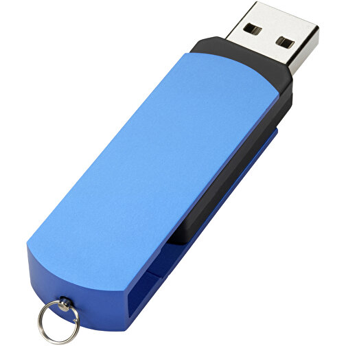 USB-Stick COVER 3.0 64GB , Promo Effects MB , blau MB , 65 GB , Kunststoff/Aluminium MB , 10 - 45 MB/s MB , 5,40cm x 0,85cm x 1,70cm (Länge x Höhe x Breite), Bild 3