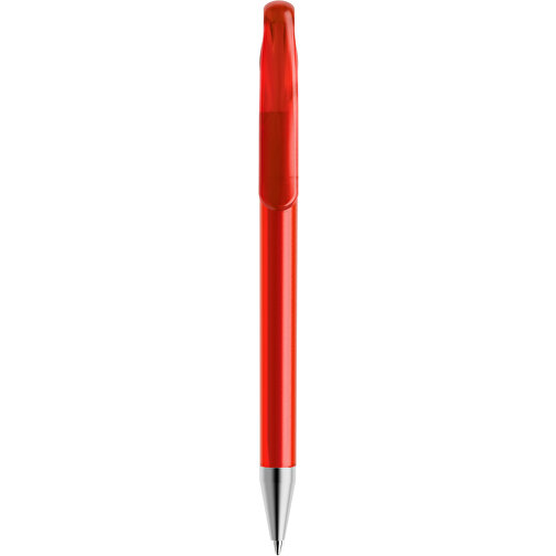 Prodir DS1 TFS Twist Kugelschreiber , Prodir, rot, Kunststoff/Metall, 14,10cm x 1,40cm (Länge x Breite), Bild 1