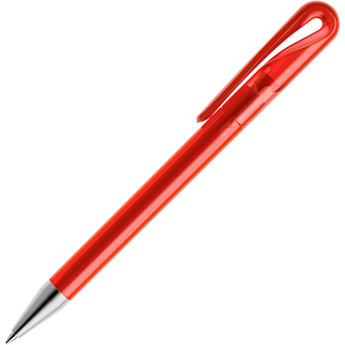 Prodir DS1 TFS Twist Kugelschreiber , Prodir, rot, Kunststoff/Metall, 14,10cm x 1,40cm (Länge x Breite), Bild 4