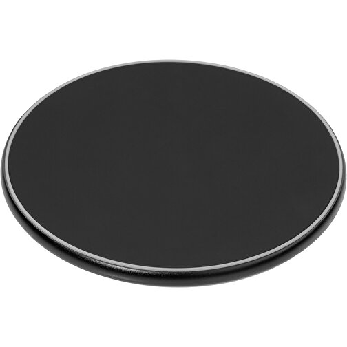 Wireless Charger Daisy , Promo Effects, schwarz, Metall/Glas, 0,60cm (Höhe), Bild 1