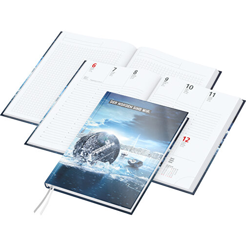 Buchkalender Note-Hybrid Bestseller A5, Matt-individuell , matt-individuell, Hochweißes Schreibpapier 90 g/m², 21,00cm x 14,80cm (Länge x Breite), Bild 1
