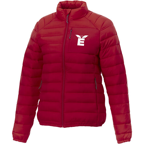 Athenas Wattierte Jacke Für Damen , rot, Dull cire 380T Woven 100% Nylon, 38 g/m2, Padding/filling, fake down insulation 100% Polyester, S, , Bild 4