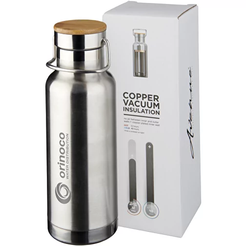 Bouteille de sport de 480 ml avec isolation par le vide et cuivre Thor, Image 3