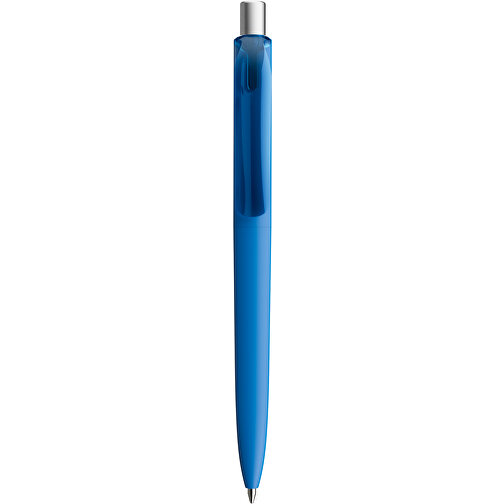 Prodir DS8 PRR Push Kugelschreiber , Prodir, true blue/silber satiniert, Kunststoff/Metall, 14,10cm x 1,50cm (Länge x Breite), Bild 1