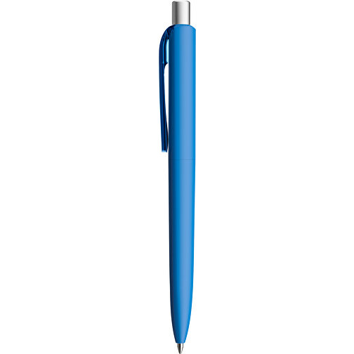 Prodir DS8 PRR Push Kugelschreiber , Prodir, true blue/silber satiniert, Kunststoff/Metall, 14,10cm x 1,50cm (Länge x Breite), Bild 2
