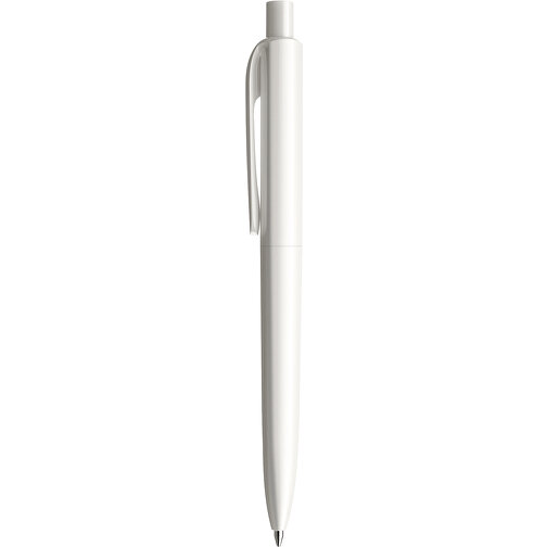 Prodir DS8 PPP Push Kugelschreiber , Prodir, weiss, Kunststoff, 14,10cm x 1,50cm (Länge x Breite), Bild 2
