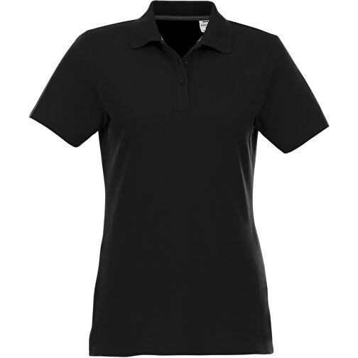 Helios Poloshirt Für Damen , schwarz, Piqué Strick 100% BCI Baumwolle, 180 g/m2, 3XL, , Bild 4