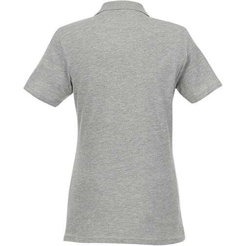 Helios Poloshirt Für Damen , heather grau, Piqué Strick 90% Baumwolle, 10% Viskose, 180 g/m2, XL, , Bild 4