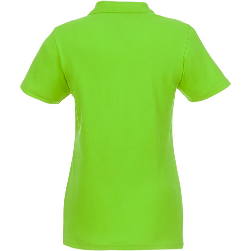 Helios Poloshirt Für Damen , apfelgrün, Piqué Strick 100% BCI Baumwolle, 180 g/m2, L, , Bild 5