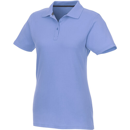 Helios Poloshirt Für Damen , hellblau, Piqué Strick 100% BCI Baumwolle, 180 g/m2, L, , Bild 1