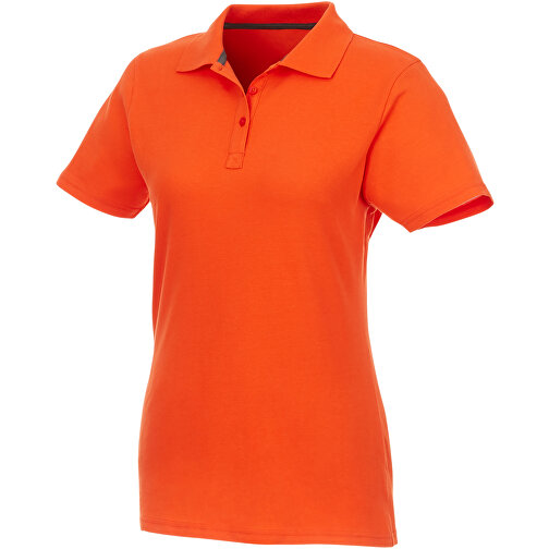 Helios Poloshirt Für Damen , orange, Piqué Strick 100% BCI Baumwolle, 180 g/m2, L, , Bild 1