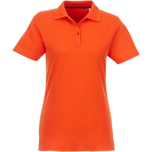 Helios Poloshirt Für Damen , orange, Piqué Strick 100% BCI Baumwolle, 180 g/m2, M, , Bild 4