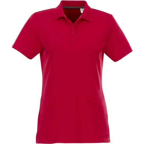 Helios Poloshirt Für Damen , rot, Piqué Strick 100% BCI Baumwolle, 180 g/m2, S, , Bild 4