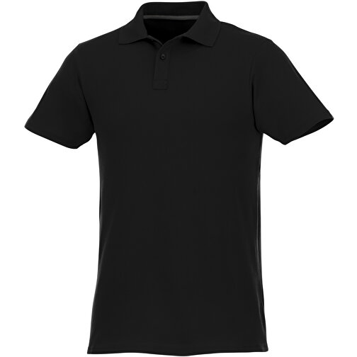 Helios Poloshirt Für Herren , schwarz, Piqué Strick 100% BCI Baumwolle, 180 g/m2, 4XL, , Bild 1