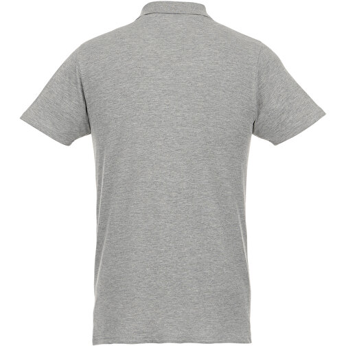 Helios Poloshirt Für Herren , heather grau, Piqué Strick 100% BCI Baumwolle, 180 g/m2, S, , Bild 4