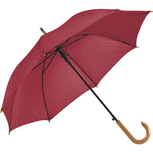 PATTI. Regenschirm Aus 190T-Polyester Mit Automatischer Öffnung , burgunder, 190T Polyester, , Bild 1