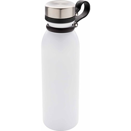 Kupfer-Vakuumisolierte Flasche Mit Trageriemen, Weiß , weiß, Edelstahl, 25,50cm (Höhe), Bild 1