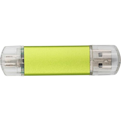USB-Stick ALU SMART 2.0 64GB , Promo Effects MB , grün MB , 65 GB , Aluminium MB , 3 - 10 MB/s MB , 3,80cm x 1,75cm (Länge x Breite), Bild 2