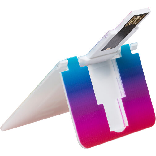 USB Stick CARD Snap 2.0 64GB , Promo Effects MB , weiß MB , 65 GB , Kunststoff MB , 3 - 10 MB/s MB , 8,85cm x 0,25cm x 5,55cm (Länge x Höhe x Breite), Bild 9