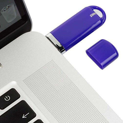 USB-Stick Focus Glänzend 2.0 64GB , Promo Effects MB , blau MB , 65 GB , Kunststoff MB , 3 - 10 MB/s MB , , Bild 4