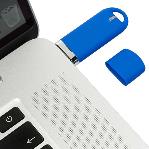USB-Stick Focus Matt 2.0 64GB , Promo Effects MB , blau MB , 65 GB , Kunststoff MB , 3 - 10 MB/s MB , , Bild 4
