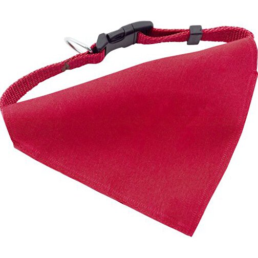 Kopftuch Hundehalsband ROCO , rot, Polyester, 20,00cm x 14,00cm (Länge x Breite), Bild 1