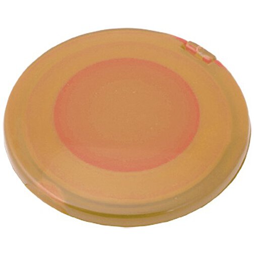 Taschenspiegel NAZA , orange, Kunststoff, 1,30cm (Breite), Bild 1