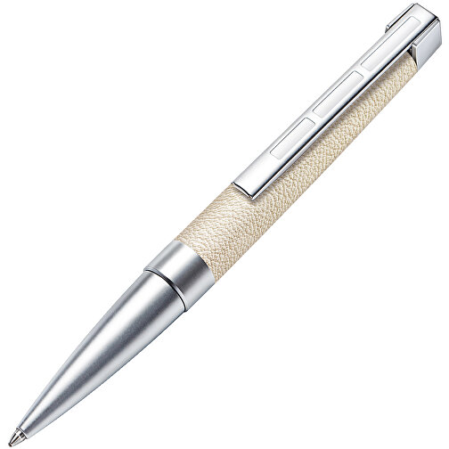STAEDTLER Kugelschreiber Initium Corium Simplex , Staedtler, beige, Metall, Leder, 19,50cm x 3,10cm x 10,00cm (Länge x Höhe x Breite), Bild 2