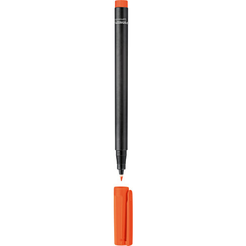 STAEDTLER Lumocolor Permanent F , Staedtler, orange, Kunststoff, 14,10cm x 0,90cm x 0,90cm (Länge x Höhe x Breite), Bild 1