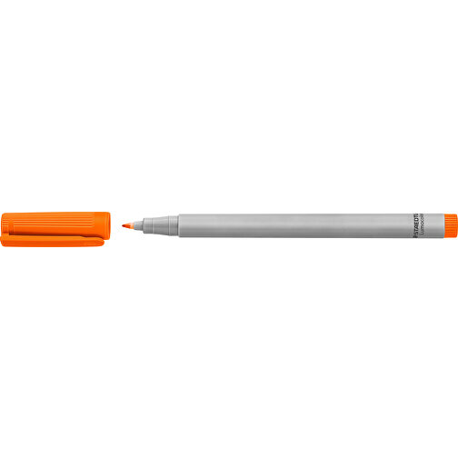 STAEDTLER Lumocolor Non-permanent F , Staedtler, orange, Kunststoff, 14,10cm x 0,90cm x 0,90cm (Länge x Höhe x Breite), Bild 3