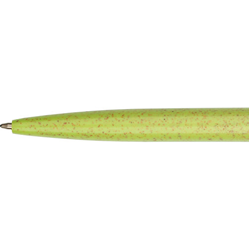 Kugelschreiber Sao Paulo , Promo Effects, grün, Weizenstroh, Kunststoff, 13,90cm (Länge), Bild 8
