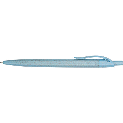 Kugelschreiber Sao Paulo , Promo Effects, blau, Weizenstroh, Kunststoff, 13,90cm (Länge), Bild 6