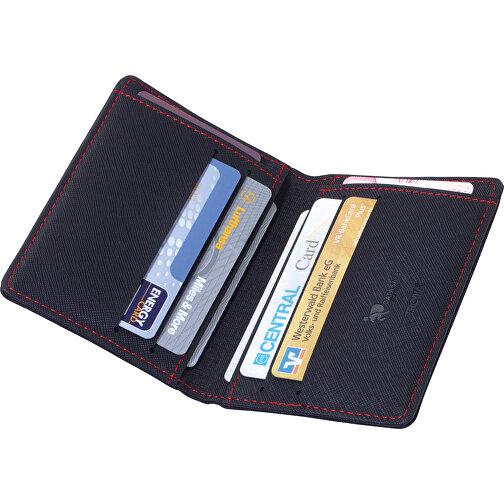 TROIKA Schutzetui CARD SAVER 8.0 , Troika, schwarz, Polyester, 11,60cm x 1,40cm x 8,10cm (Länge x Höhe x Breite), Bild 2