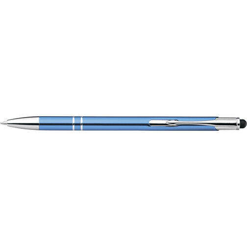 GALBA. Aluminium-Kugelschreiber Mit Touch Tip Und Clip , hellblau, Aluminium, , Bild 3