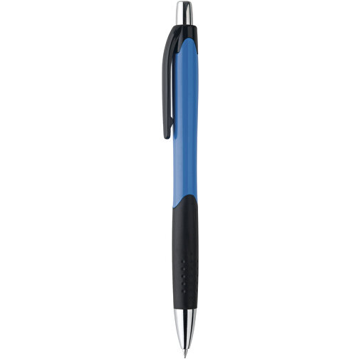 CARIBE. Kugelschreiber Aus ABS Mit Gummigriff , blau, ABS Kunststoff, , Bild 1