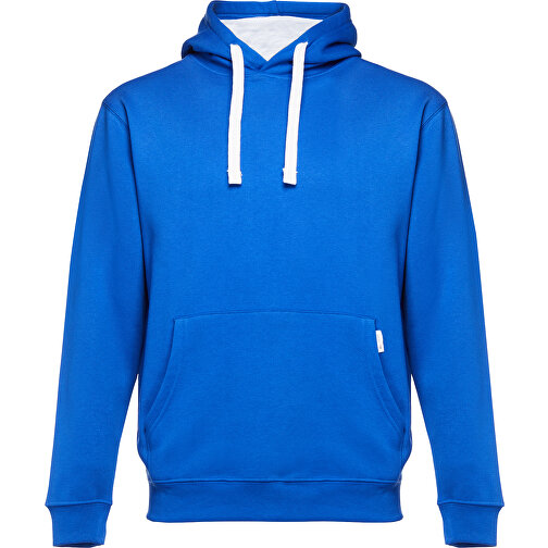 THC MOSCOW. Unisex Sweatshirt , königsblau, Baumwolle und Polyester, L, 70,00cm x 58,00cm (Länge x Breite), Bild 1
