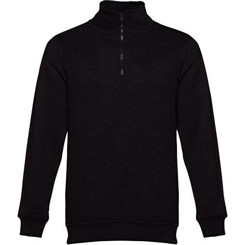THC BUDAPEST. Unisex Sweatshirt , schwarz, Baumwolle und Polyester, M, 73,00cm x 54,00cm (Länge x Breite), Bild 2