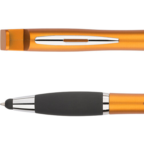 Kugelschreiber Moho , Promo Effects, orange, Kunststoff, 13,90cm (Länge), Bild 2