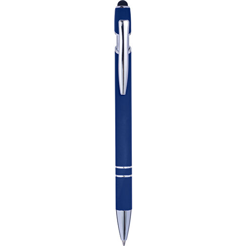 Kugelschreiber Mit Touchfunktion Primo , blau, Aluminium, Metall, Kautschuk, , Bild 1