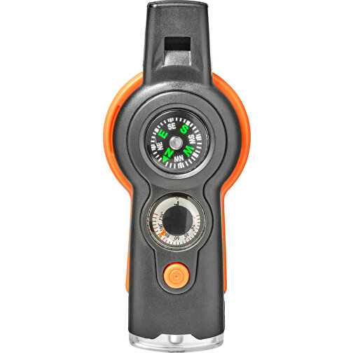 Outdoor Survival Tool Compass , orange, ABS, 4,20cm (Breite), Bild 1