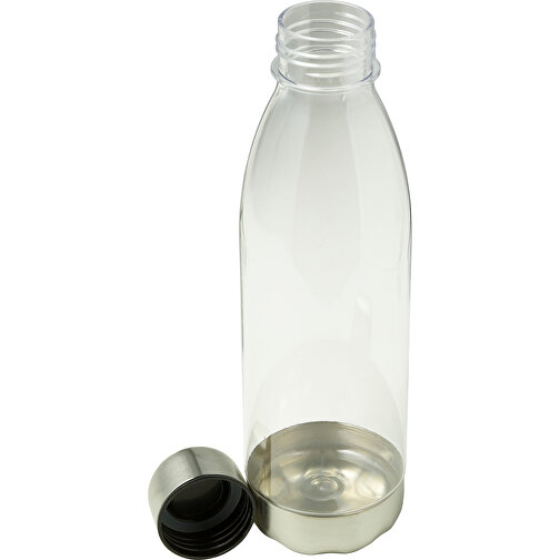 Transparente Trinkflasche Santiago , transparent, AS, Edelstahl, , Bild 6